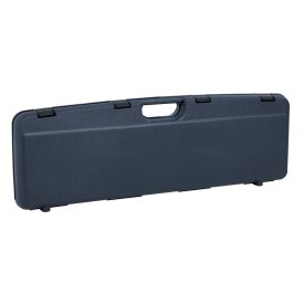   Fekete műanyag tok, fekete bársony és hab betétekkel sörétes fegyverhez, 78 cm-es csőhosszig